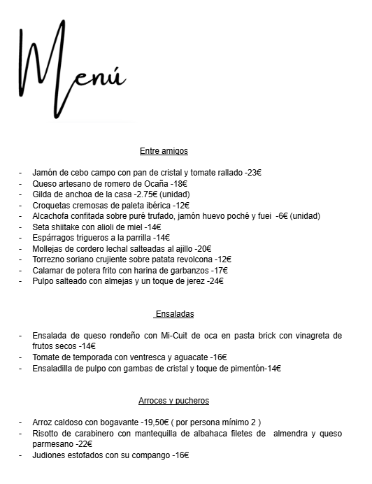 Portada Menú semanal