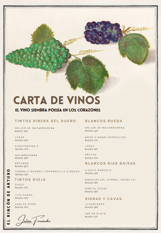 Portada Carta de picoteo